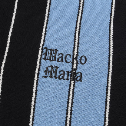 23SS ストライプ ジャガードニット ポロシャツ(STRIPED KNIT JACQUARD POLO SHIRT)