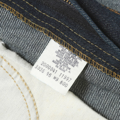 [希少 濃紺] 70s 左綾織り 200-0041 デニムパンツ USA製