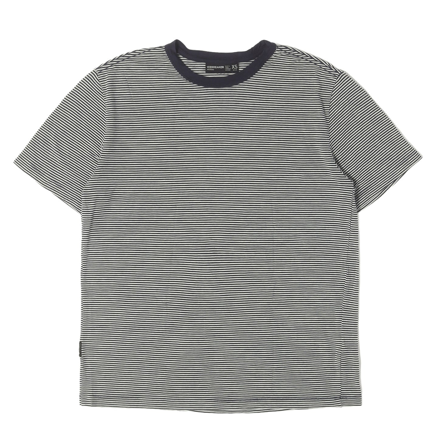 メリノウール リュクスライト ボーダー Tシャツ(LUXE LITE SS CREWE STRIPE)