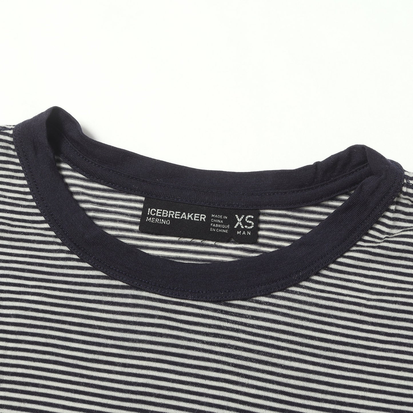 メリノウール リュクスライト ボーダー Tシャツ(LUXE LITE SS CREWE STRIPE)