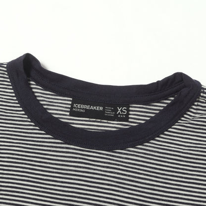 メリノウール リュクスライト ボーダー Tシャツ(LUXE LITE SS CREWE STRIPE)