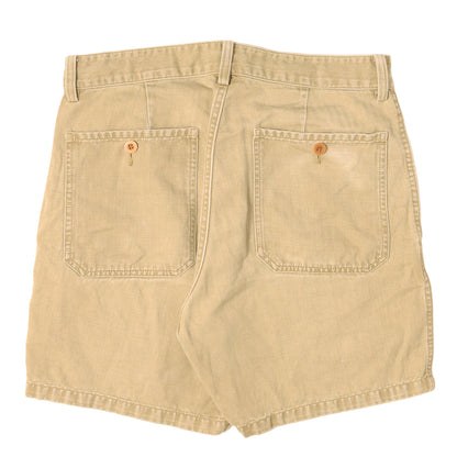 ヴィンテージ加工 ヘリンボーン ショーツ(PASTORAL SHORTS)