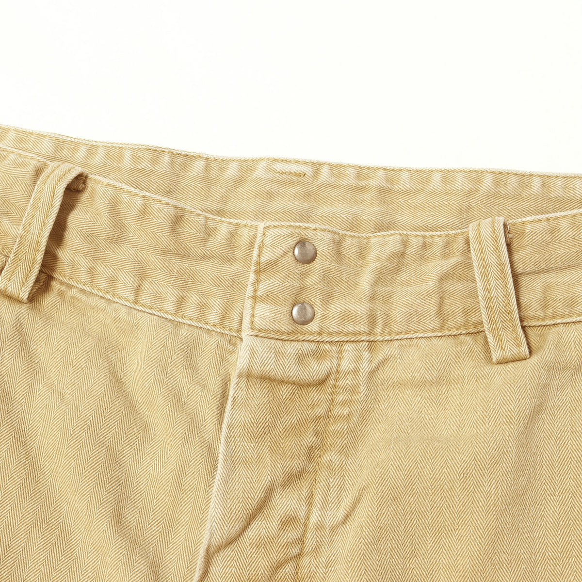 ヴィンテージ加工 ヘリンボーン ショーツ(PASTORAL SHORTS)