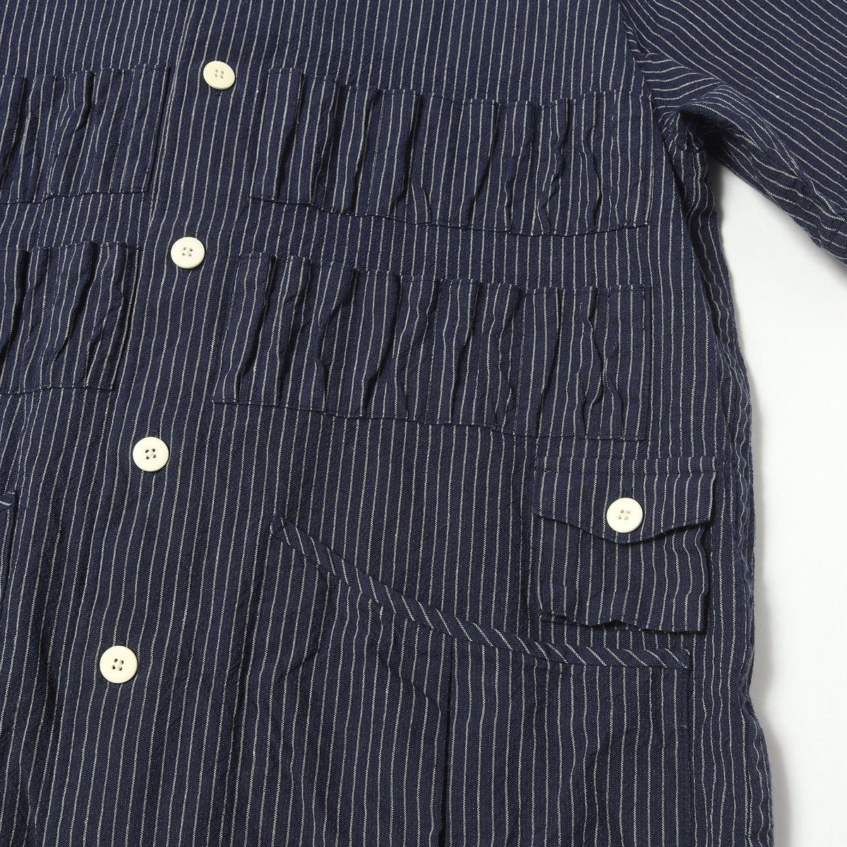 21SS ケッチャム ストライプ 半袖シャツ(KETCHUM SHIRT S/S SANTOME)