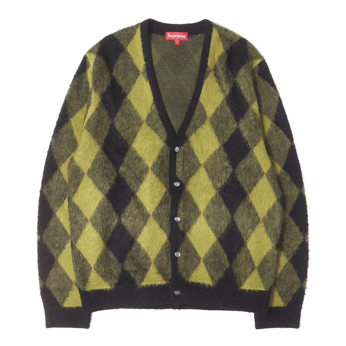 アーガイル ブラッシュドニット カーディガン(Brushed Argyle Cardigan)