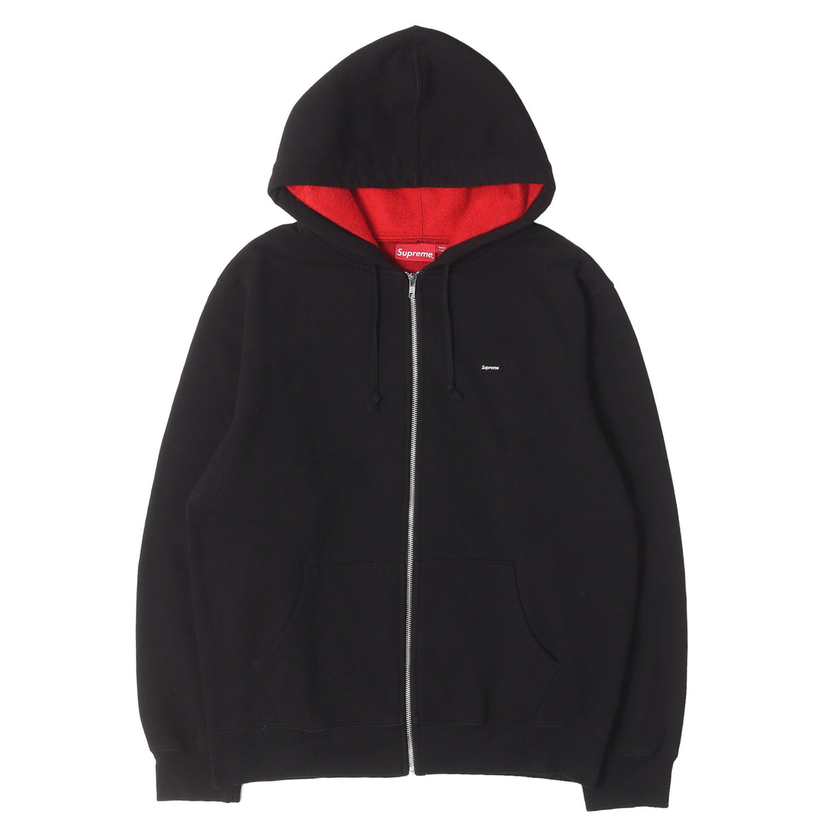 スモールBOXロゴ ジップ スウェットパーカー(Contrast Zip Up Hooded Sweatshirt)