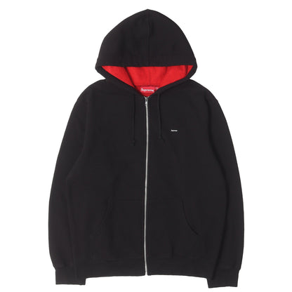 スモールBOXロゴ ジップ スウェットパーカー(Contrast Zip Up Hooded Sweatshirt)