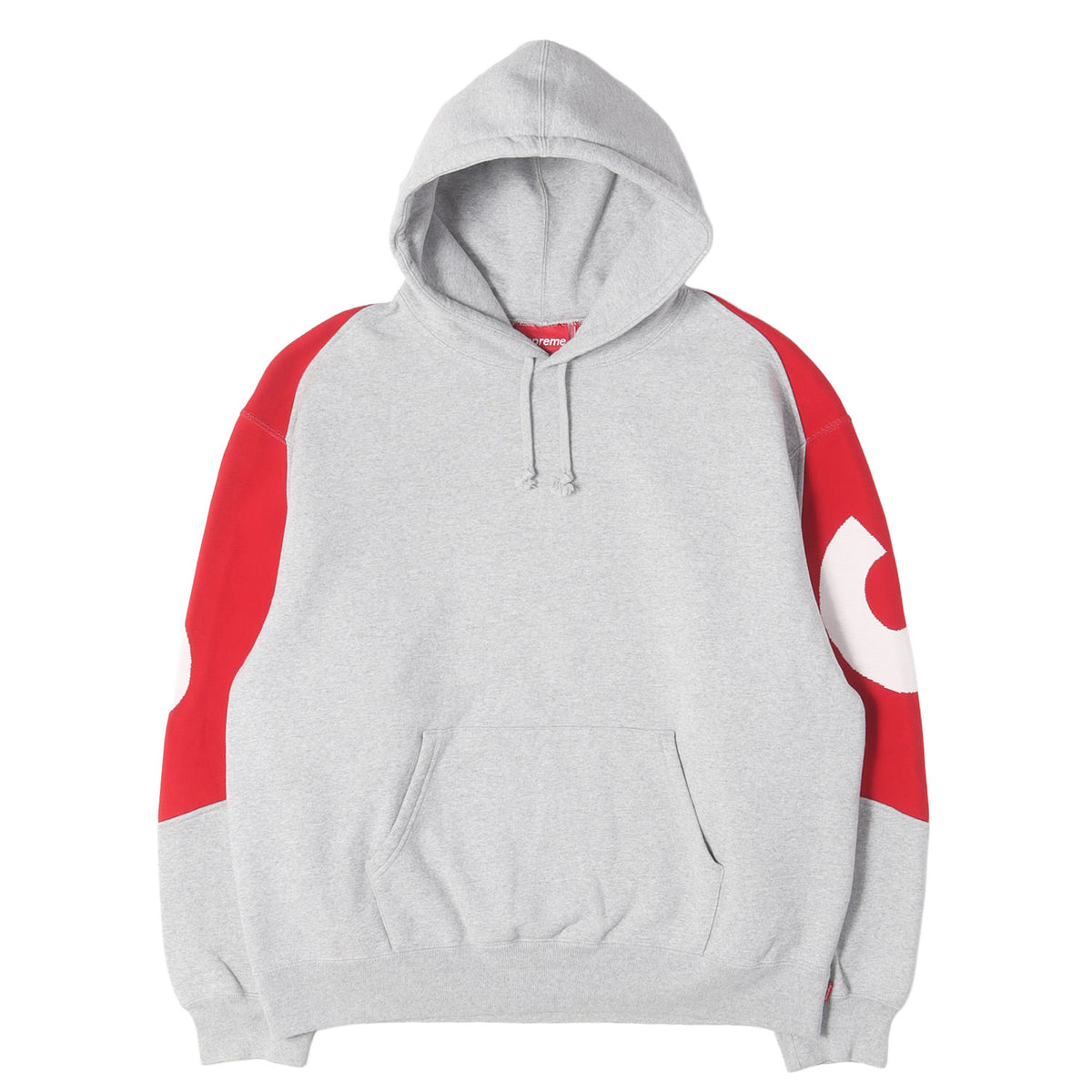 23AW ビッグロゴ ジャガードニット 切替し スウェットパーカー(Big Logo Jacquard Hooded Sweatshirt)