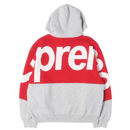 23AW ビッグロゴ ジャガードニット 切替し スウェットパーカー(Big Logo Jacquard Hooded Sweatshirt)