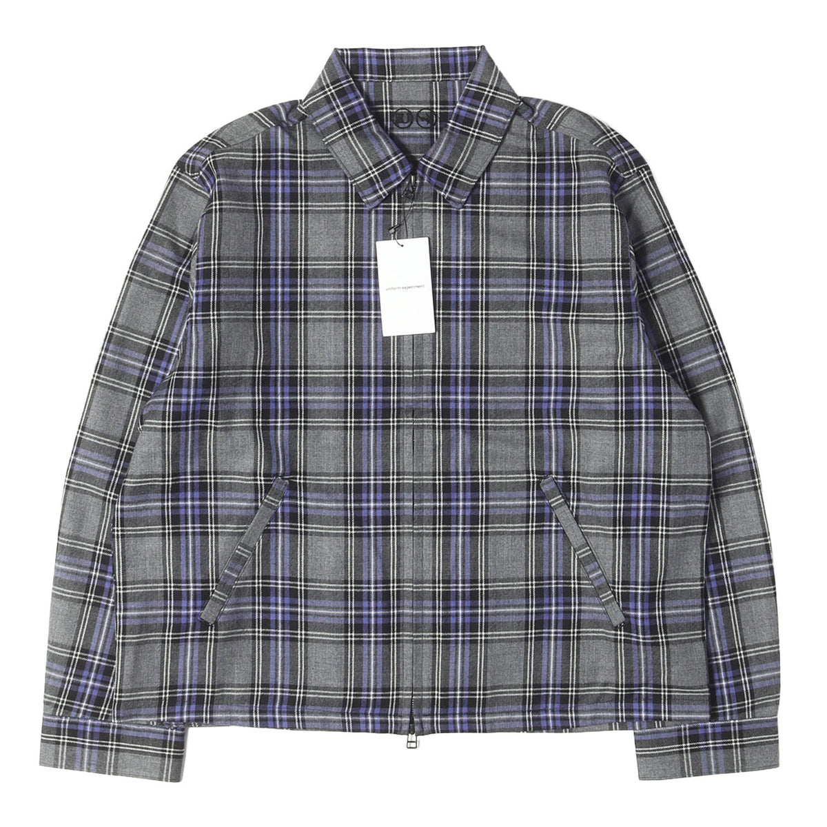 23AW タータンチェック ウール ジップ ワークジャケット(ZIP WORK JACKET)