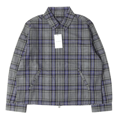 23AW タータンチェック ウール ジップ ワークジャケット(ZIP WORK JACKET)