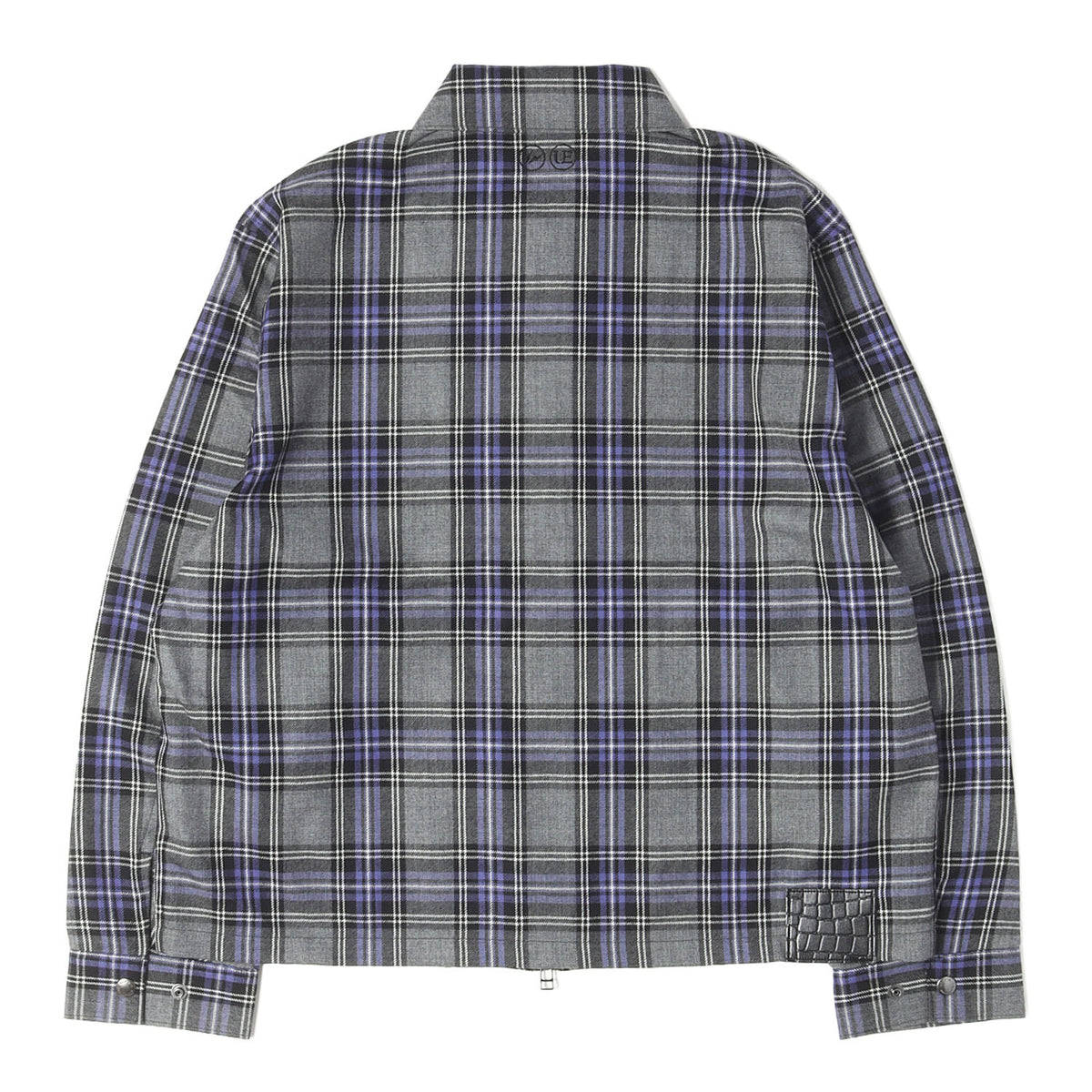 23AW タータンチェック ウール ジップ ワークジャケット(ZIP WORK JACKET)