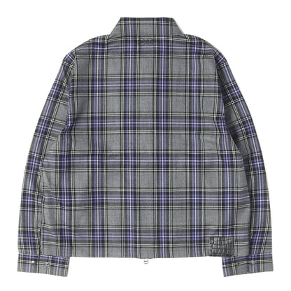 23AW タータンチェック ウール ジップ ワークジャケット(ZIP WORK JACKET)