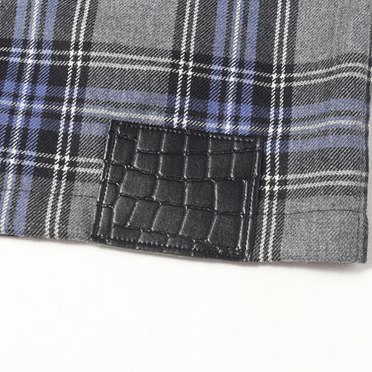 23AW タータンチェック ウール ジップ ワークジャケット(ZIP WORK JACKET)