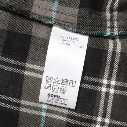 22AW 裾ライン チェックネル イージーパンツ