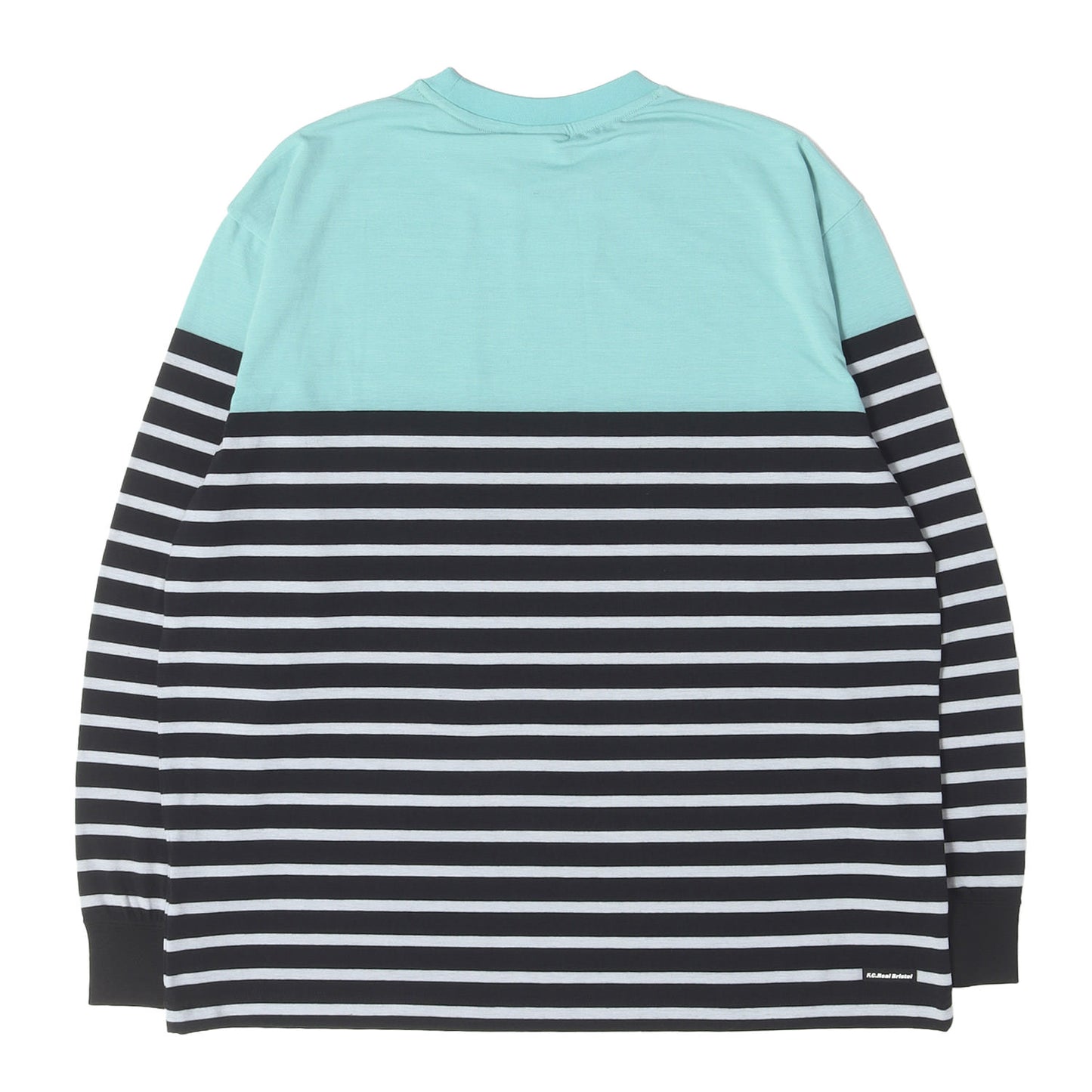 22AW パネルボーダー ロングスリーブ ポケット Tシャツ(L/S PANELED BORDER CREW NECK POCKET TEE)