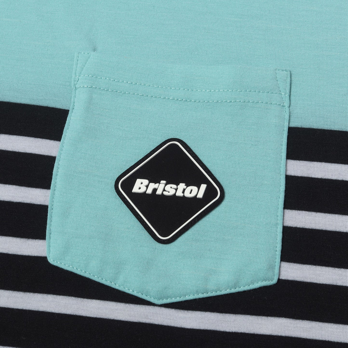 22AW パネルボーダー ロングスリーブ ポケット Tシャツ(L/S PANELED BORDER CREW NECK POCKET TEE)