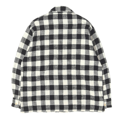 CPO オープンカラー ヘビー チェック フランネルシャツ(CPO Open Collar Shirt)