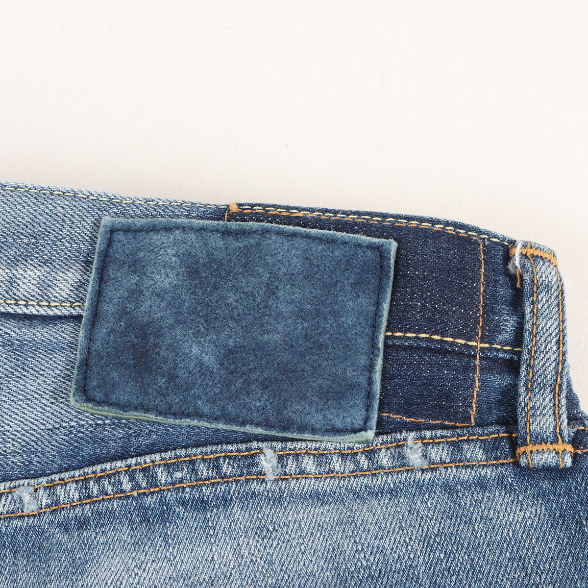 ダメージリペア加工 アンクルカット デニムパンツ(SOCIAL SCULPTURE DENIM 10D12 10 DAMAGED-12)