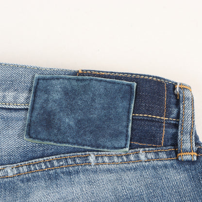ダメージリペア加工 アンクルカット デニムパンツ(SOCIAL SCULPTURE DENIM 10D12 10 DAMAGED-12)