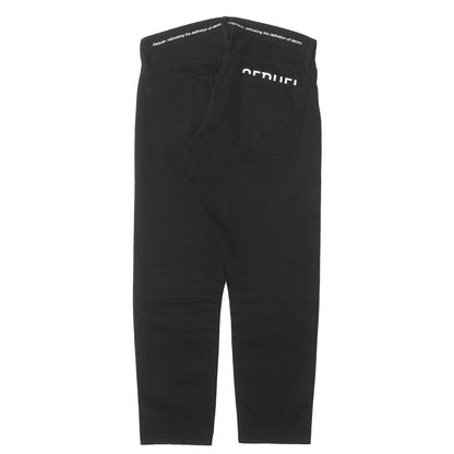 ×fragment design セルビッチ カラーブラック デニムパンツ