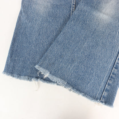 [希少モデル] 70s 684-0217 ビッグベルボトム デニムパンツ / USA製 ボタン裏刻印4