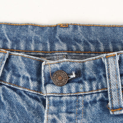 [希少モデル] 70s 684-0217 ビッグベルボトム デニムパンツ / USA製 ボタン裏刻印4