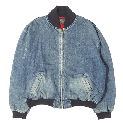 [希少モデル POLO COUNTRY] 90s デニム ボンバー ジャケット USA製