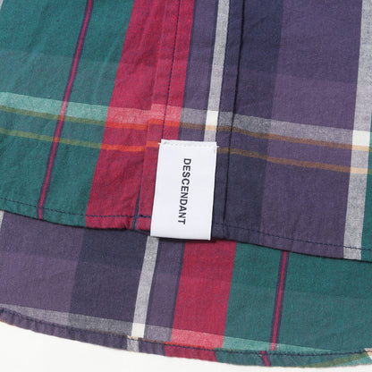 23SS マドラスチェック コットン 半袖シャツ(HYANNIS SS SHIRT)