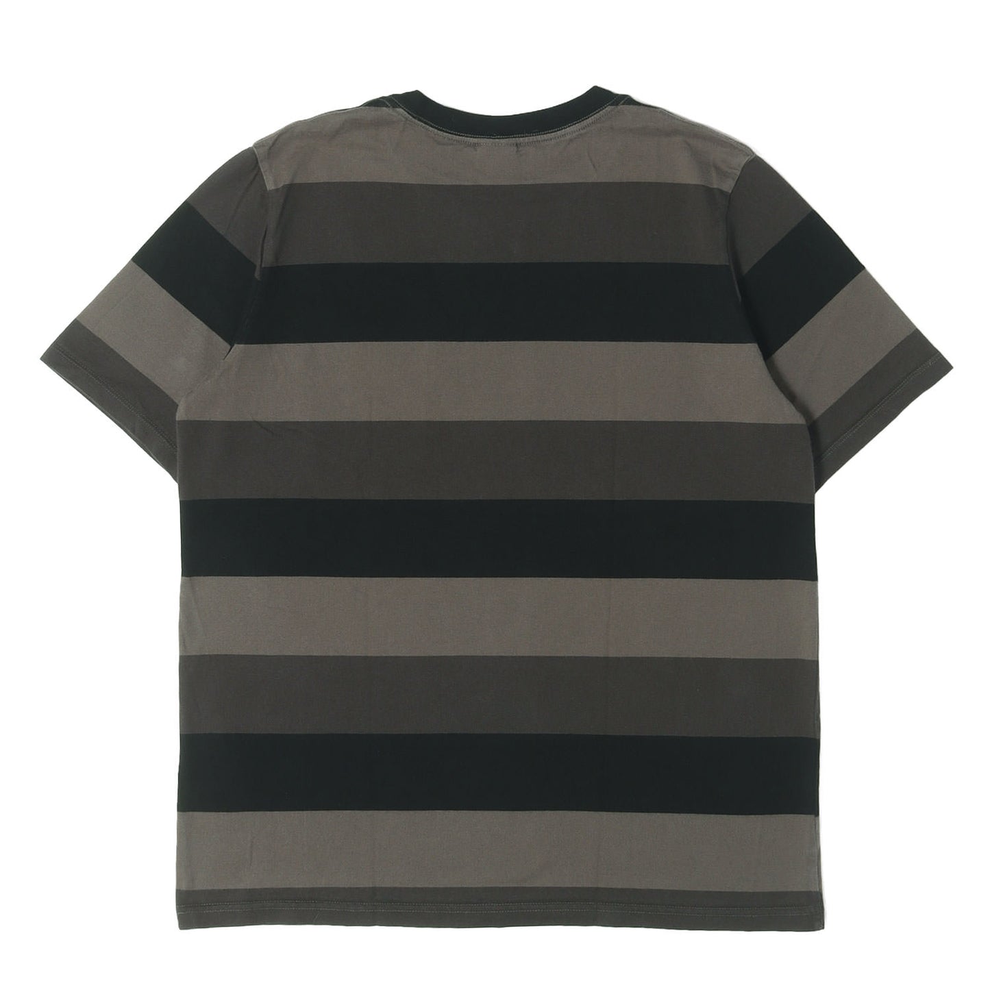 ボーダー クルーネック ポケット Tシャツ