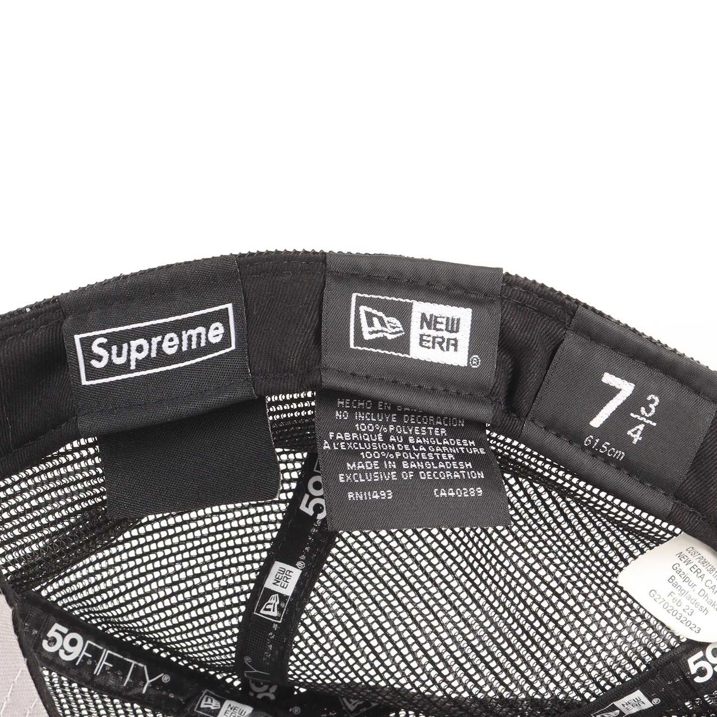 23SS ×NEW ERA BOXロゴ ベースボール メッシュキャップ(Box Logo Mesh Back)
