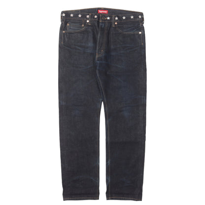 ×Levi's 505 スタープリント デニムパンツ(ZipFly Jean 505)