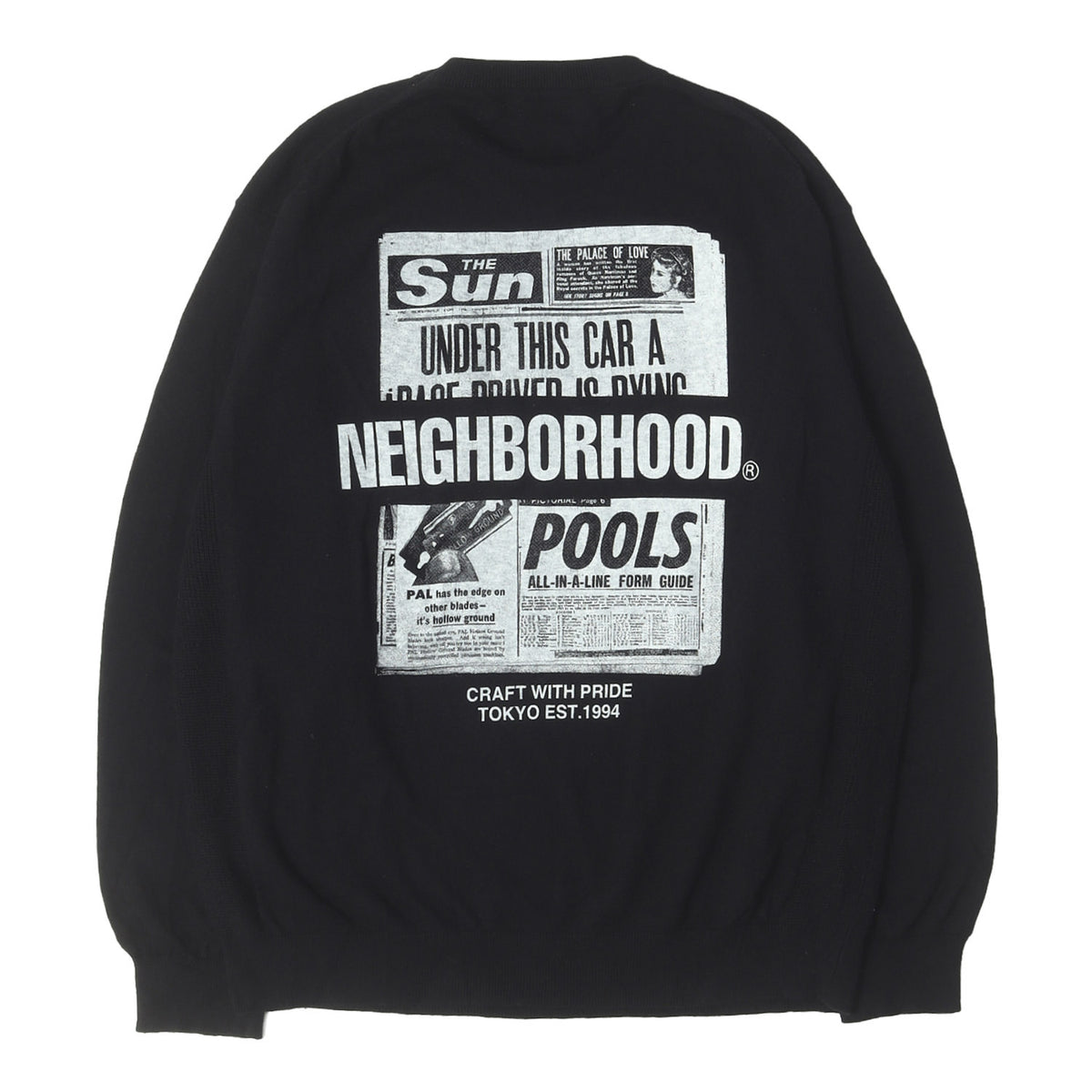 25AW ×out stand IN グラフィック ニット セーター(CREWNECK SWEATER)