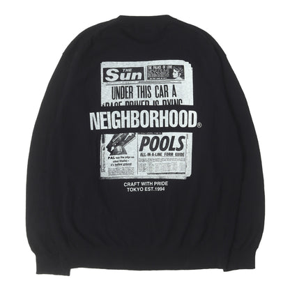 25AW ×out stand IN グラフィック ニット セーター(CREWNECK SWEATER)