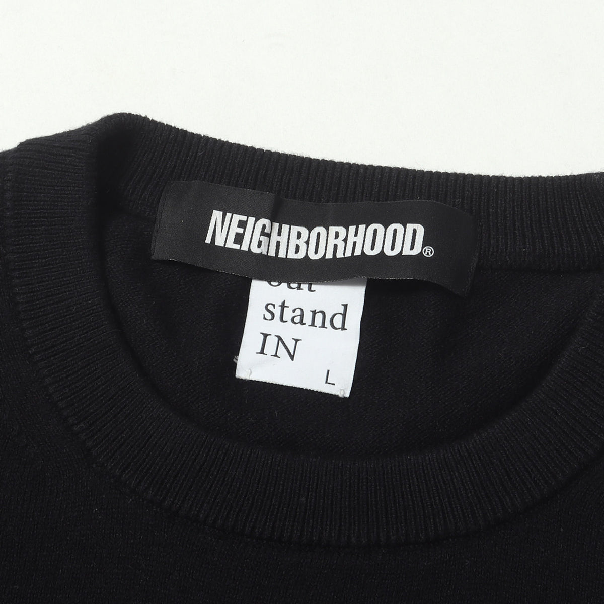 25AW ×out stand IN グラフィック ニット セーター(CREWNECK SWEATER)
