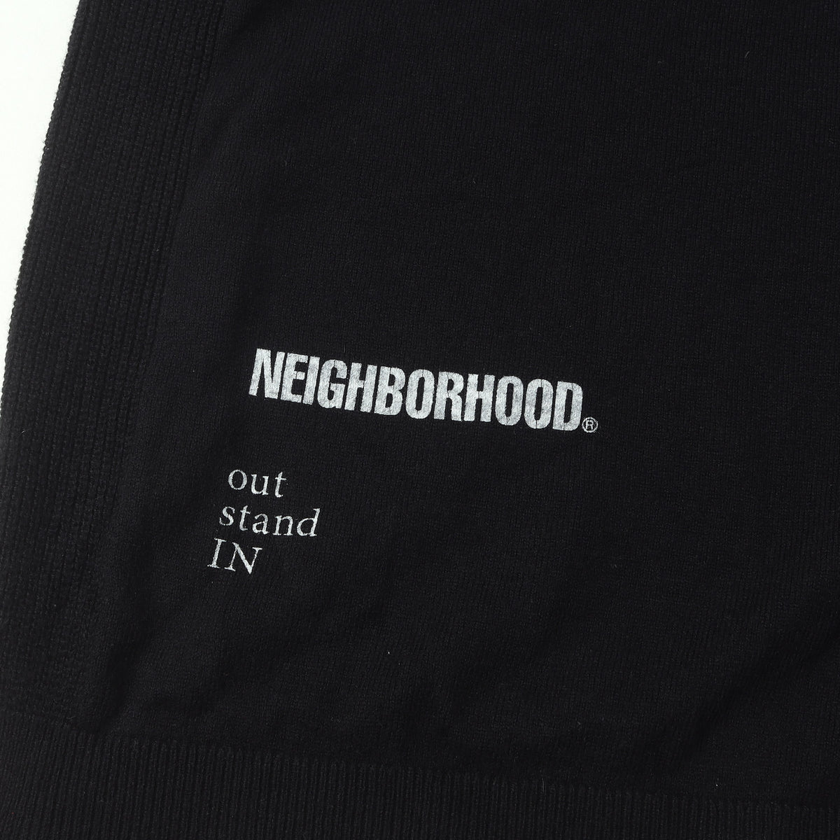 25AW ×out stand IN グラフィック ニット セーター(CREWNECK SWEATER)
