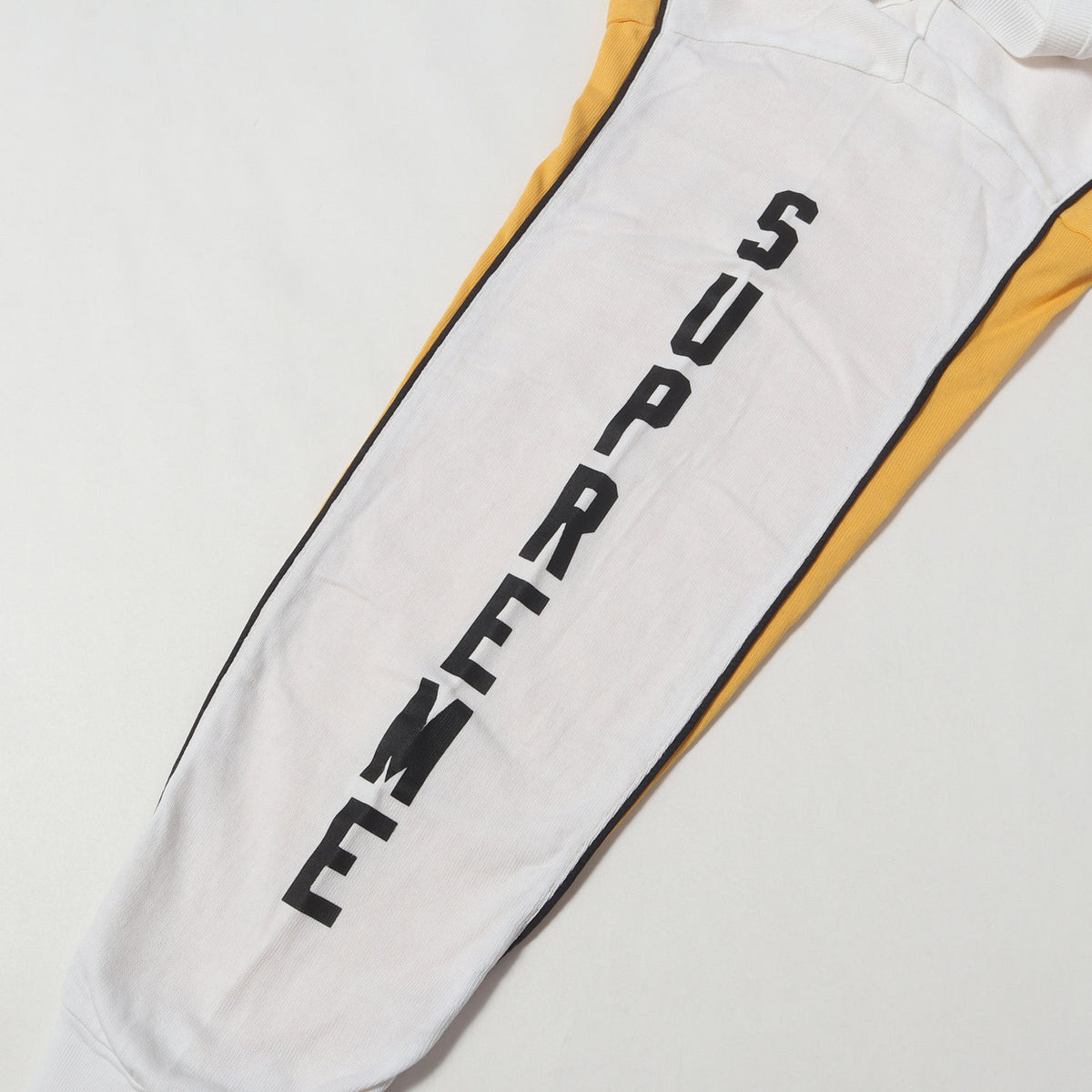 25SS パネル切替し 袖ロゴ ロングスリーブ Tシャツ(Paneled Piping L/S Top)