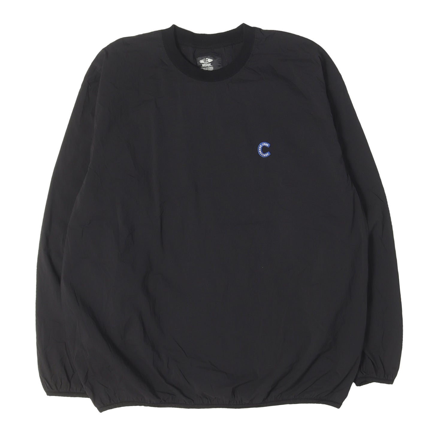 26SS ストレッチナイロン プルオーバ ウインドブレイカー(L/S C PATCH WIND CREW)