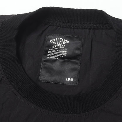 26SS ストレッチナイロン プルオーバ ウインドブレイカー(L/S C PATCH WIND CREW)
