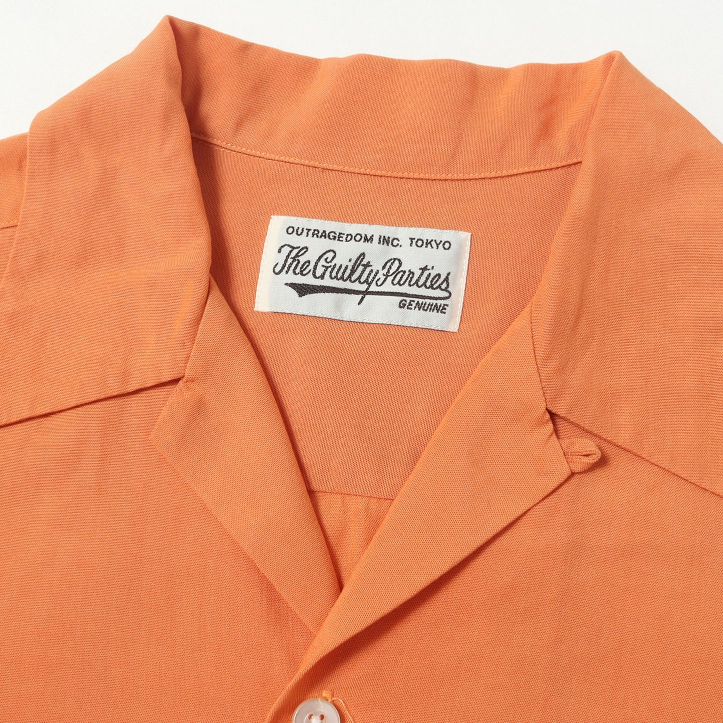 23SS ブランドロゴ刺繍 オープンカラー シャツ(50S OPEN COLLAR SHIRT)