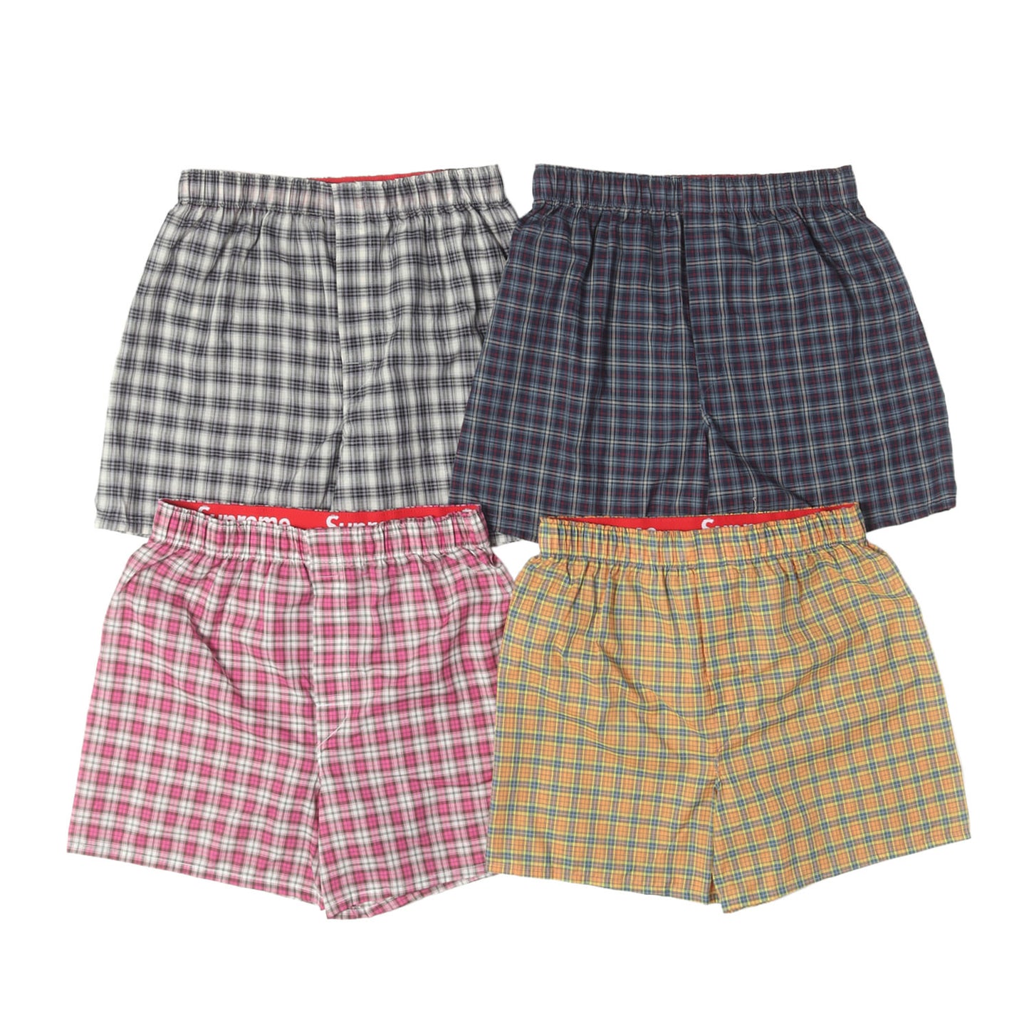 26AW ×Hanes チェック トランクス / パンツ 4枚パック(Plaid Boxers 4 Pack)