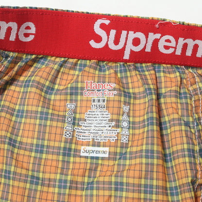 26AW ×Hanes チェック トランクス / パンツ 4枚パック(Plaid Boxers 4 Pack)