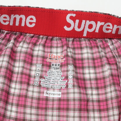 26AW ×Hanes チェック トランクス / パンツ 4枚パック(Plaid Boxers 4 Pack)