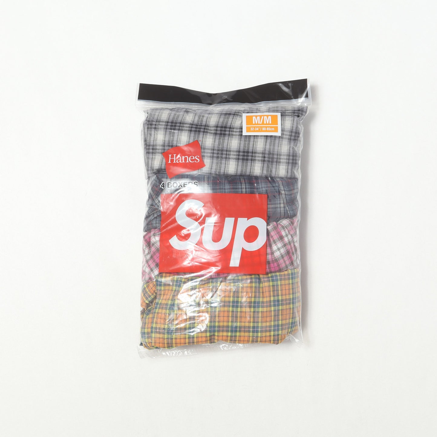 26AW ×Hanes チェック トランクス / パンツ 4枚パック(Plaid Boxers 4 Pack)