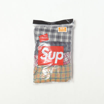 26AW ×Hanes チェック トランクス / パンツ 4枚パック(Plaid Boxers 4 Pack)