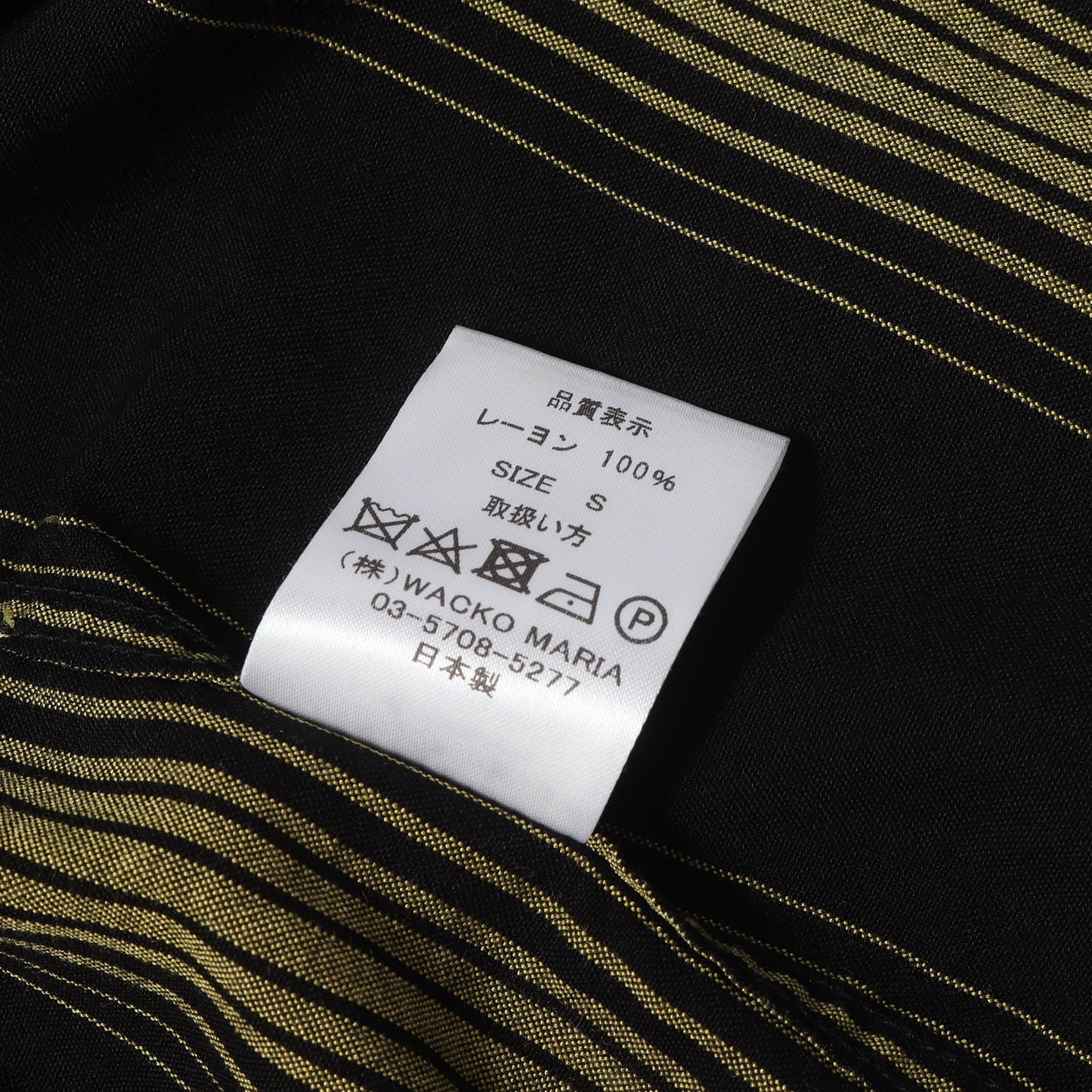 22SS ストライプ レーヨン オープンカラー 半袖シャツ(STRIPED OPEN COLLAR SHIRT S/S)