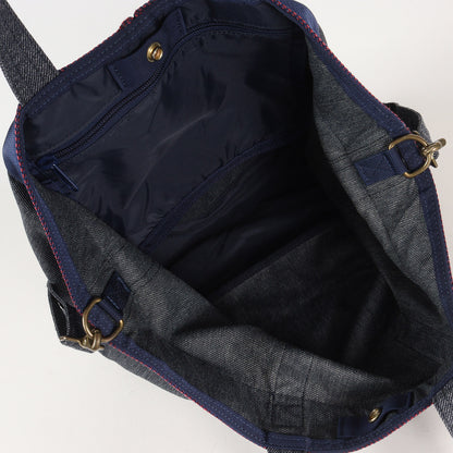 2WAY デニム トートバッグ / ショルダーバッグ(DENIM 2WAY TOTE BAG)