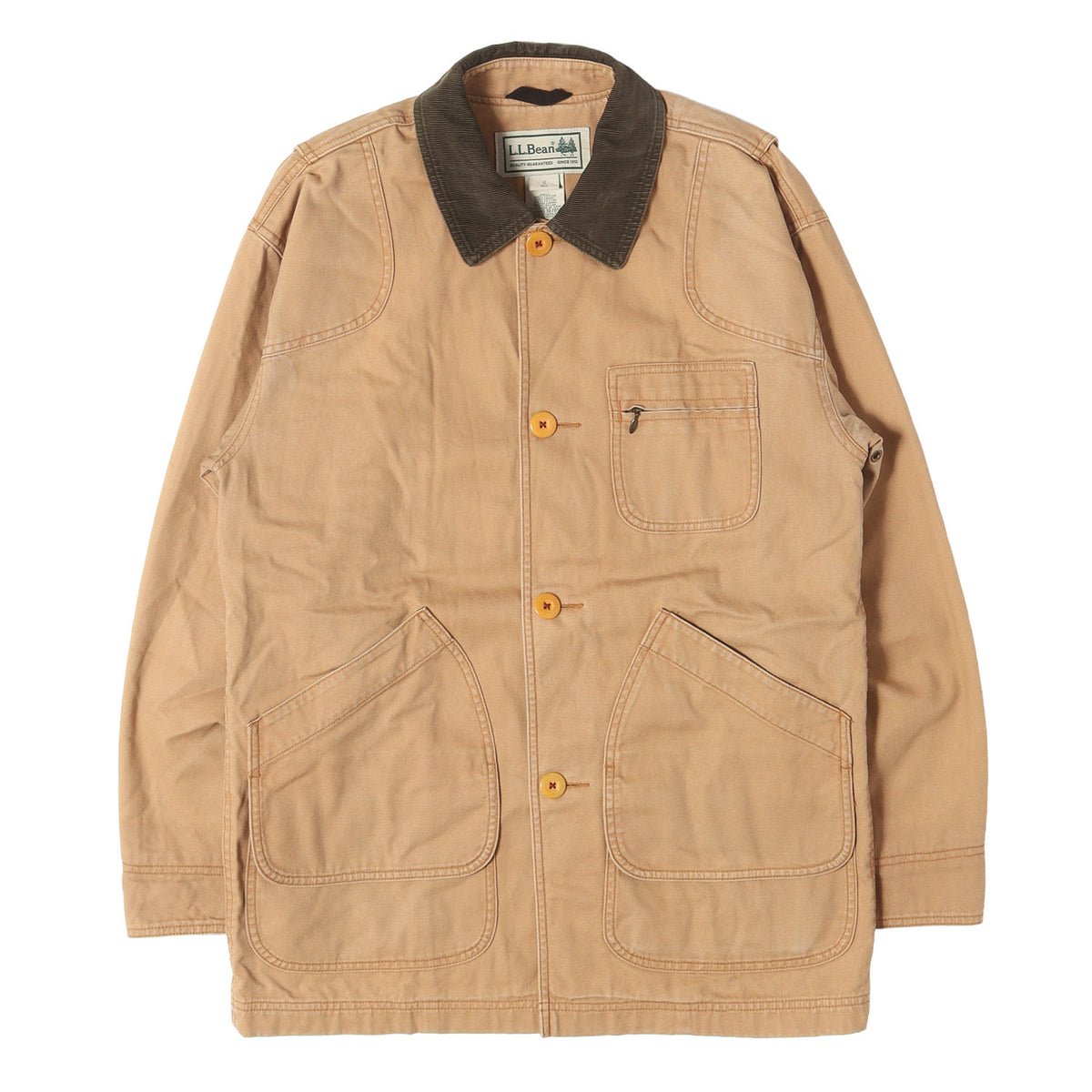 コットンキャンバス 裏地チェックネル フィールドコート / ハンティングジャケット (Field Coat)