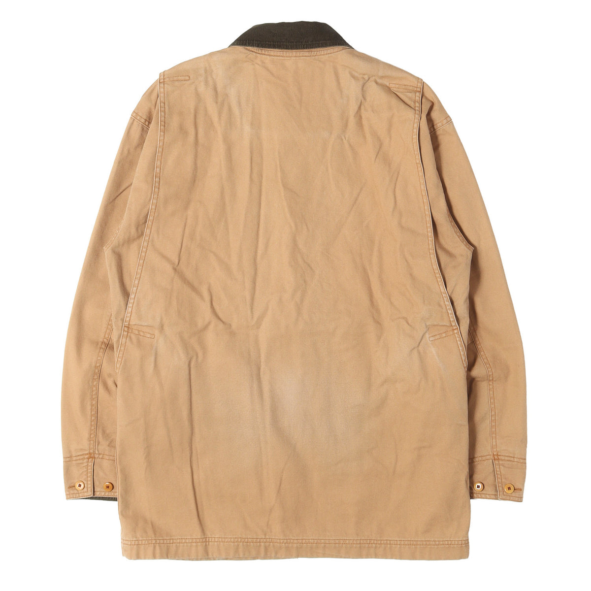 コットンキャンバス 裏地チェックネル フィールドコート / ハンティングジャケット (Field Coat)