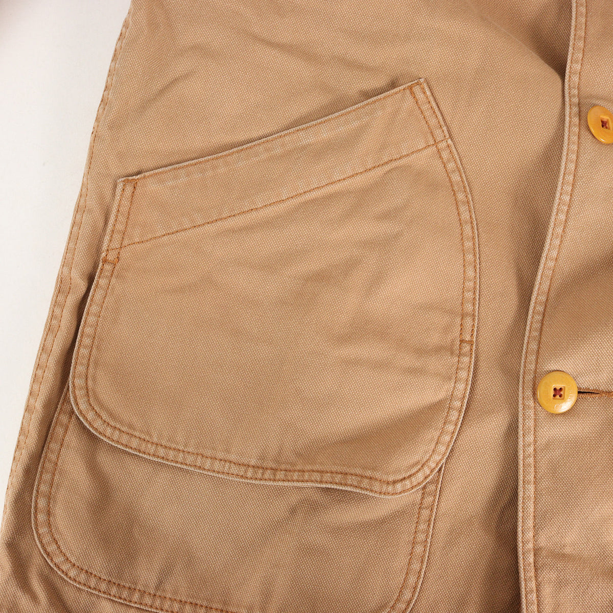 コットンキャンバス 裏地チェックネル フィールドコート / ハンティングジャケット (Field Coat)